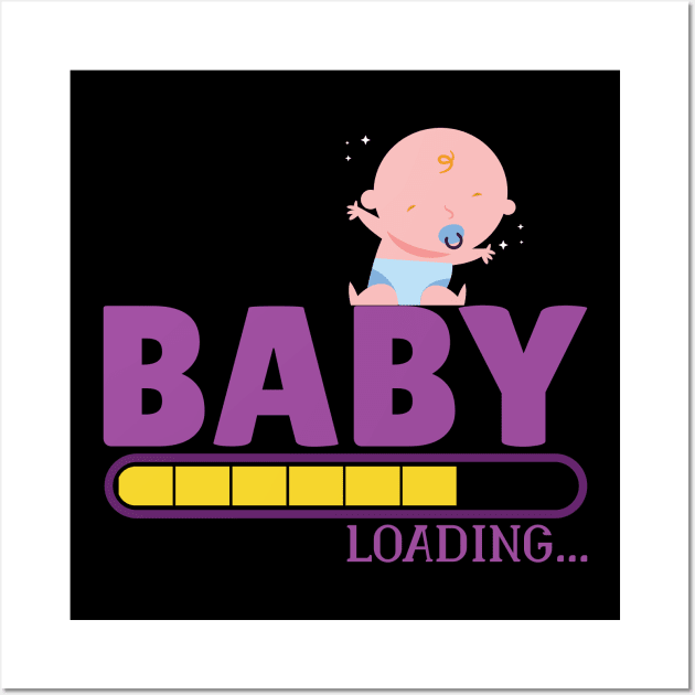 Baby Loading Wall Art by Imaginariux